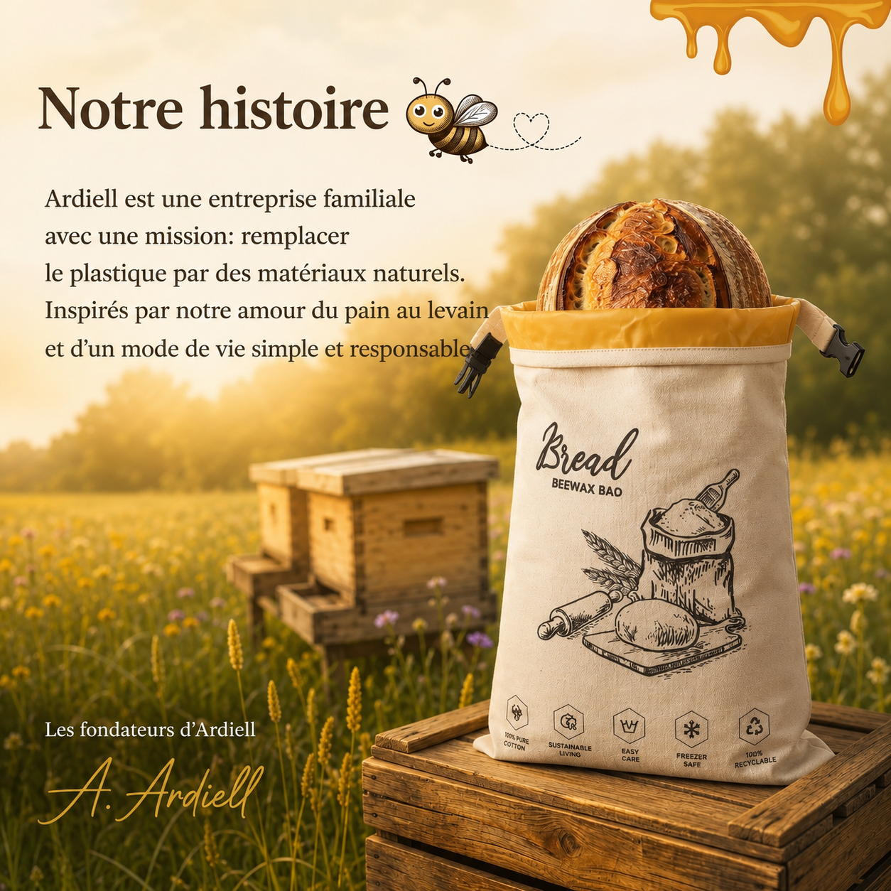 Sac à Pain Artisanal Ardiell™