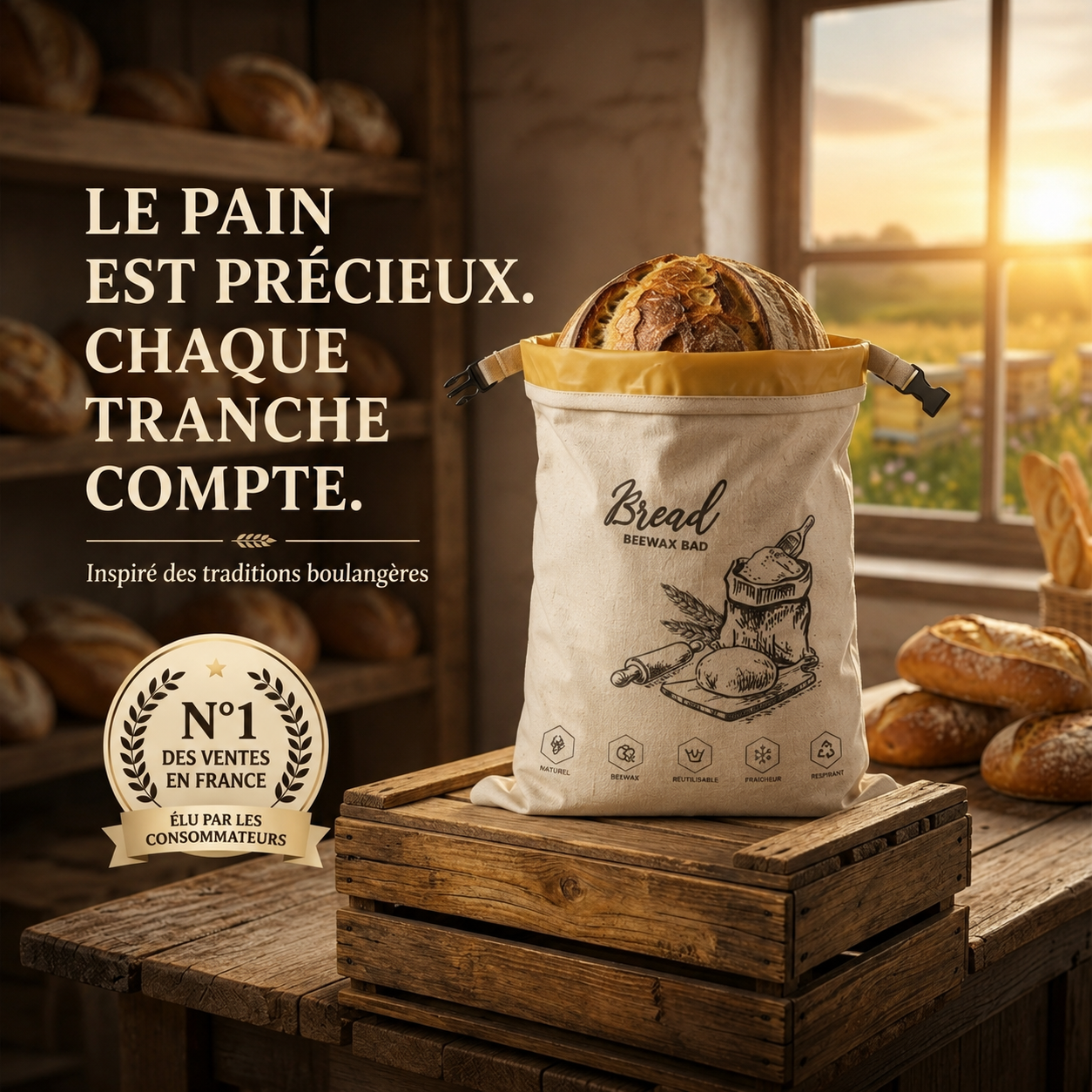 Sac à Pain Artisanal Ardiell™